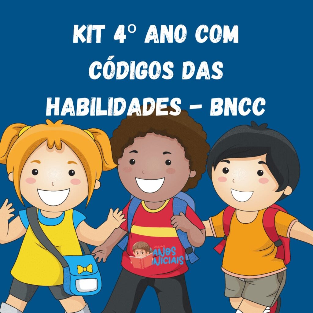 Kit 4 ano com códigos das habilidades - BNCC