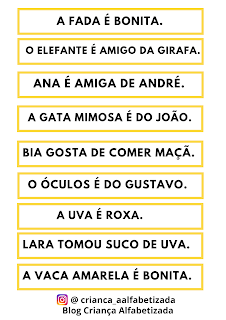 ATIVIDADES PARA ALFABETIZAÇÃO